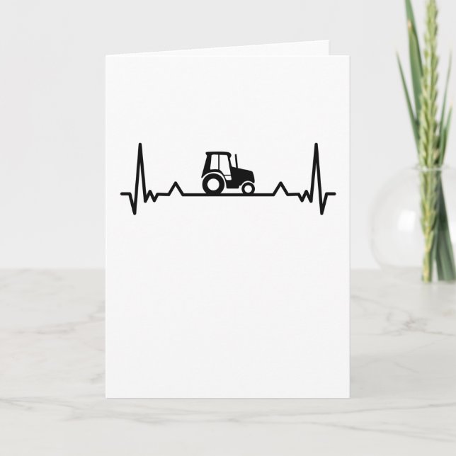 Carte Cadeaux de ferme et d'agriculture au rythme du tra (Devant)