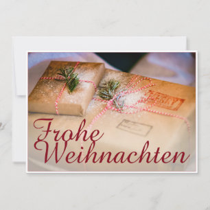 Carte Cadeaux de fête comme motif de Noël