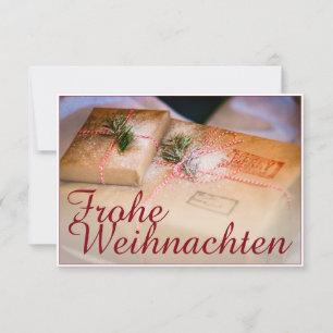 Carte Cadeaux de fête comme motif de Noël