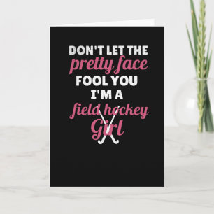 Carte Cadeaux De Hockey De Terrain Pour Femmes Joueuse D