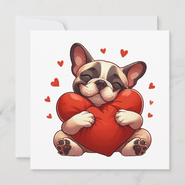Carte Cadeaux de la Saint-Valentin Pitbull (Devant)