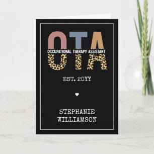 Carte Cadeaux de l'assistant d'ergothérapie OTA personna