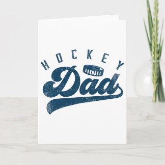 Carte Cadeaux de papa de hockey pour la fête des pères 
