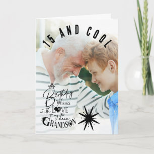 Carte Cadeaux de photos de petits-fils mignons