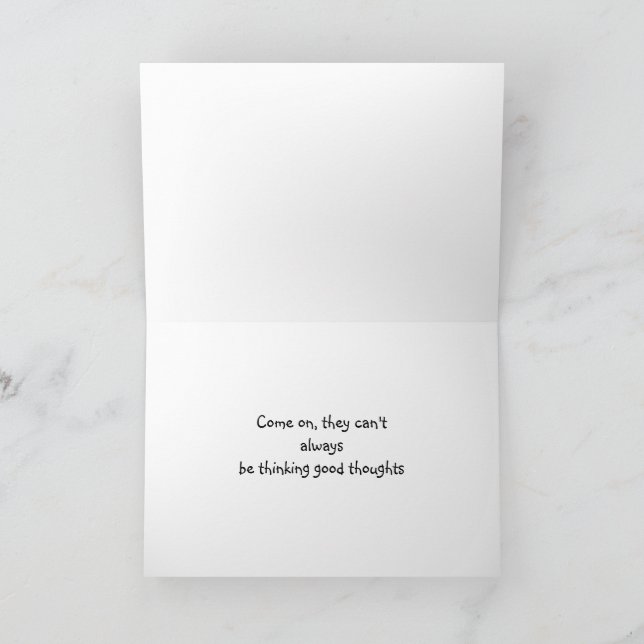 Carte Cadeaux de religieuse catholique~~Carte hilarante (Intérieur)