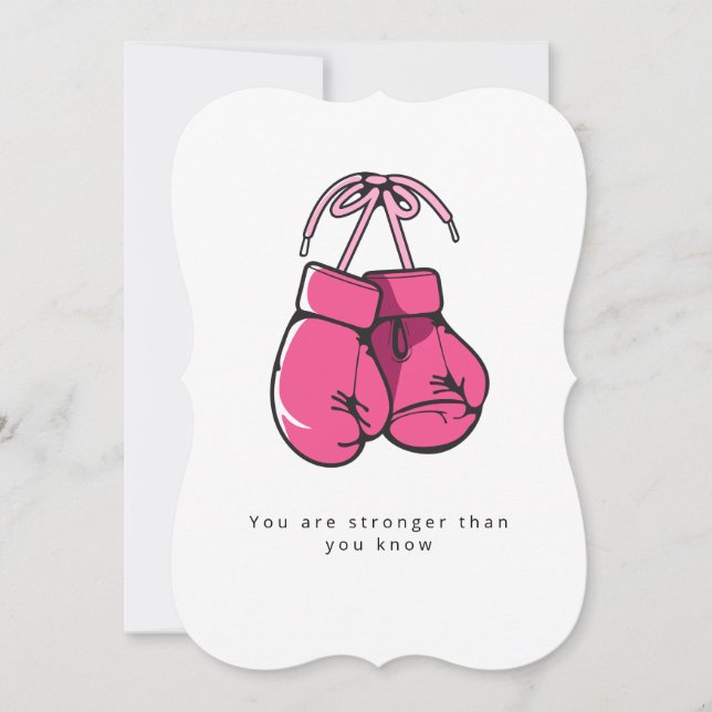 Carte Cadeaux de soutien pour le cancer du sein Cancer L (Devant)