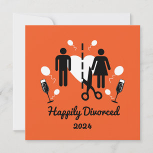 Carte Cadeaux de sympathie amusants pour divorce