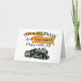 Carte Cadeaux de train historique—Des paroles hilarieuse