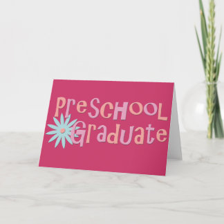 Carte Cadeaux d'études préscolaires de la fille