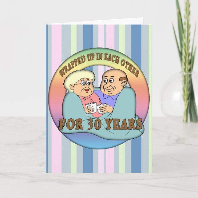 Carte Cadeaux du 30e anniversaire du Mariage (Devant)