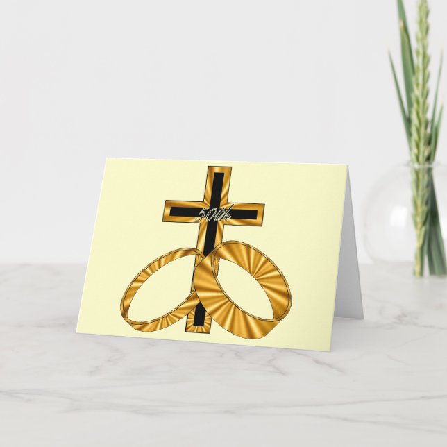 Carte Cadeaux du 50e anniversaire du Mariage (Devant)