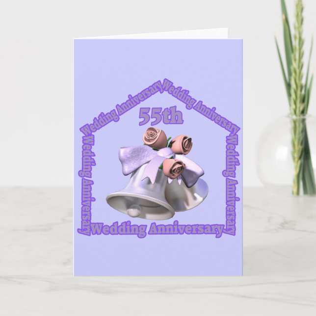 Carte Cadeaux du 55e anniversaire du Mariage (Devant)