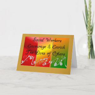 Carte Cadeaux d'un travailleur social