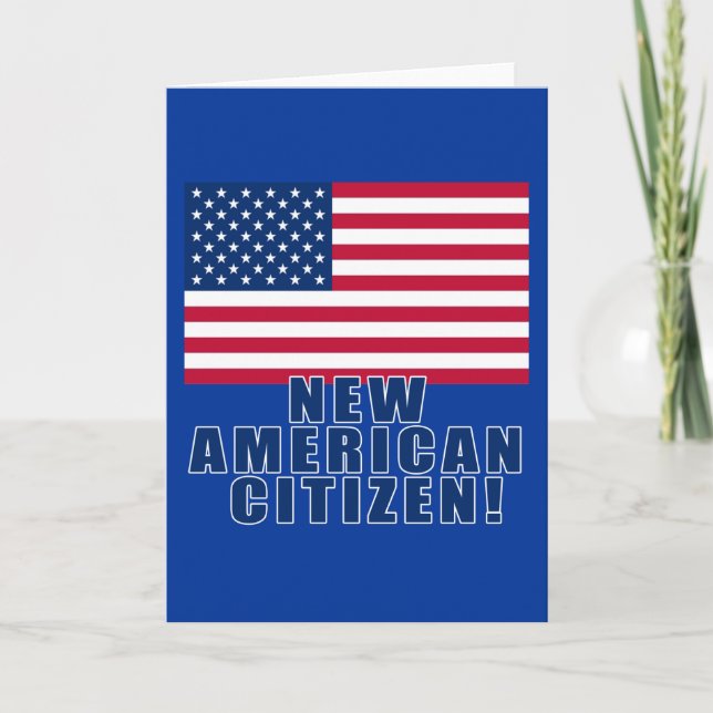 Carte Cadeaux et tee-shirts des nouveaux citoyens améric (Devant)
