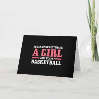Carte Cadeaux Fille Garçons Basketball
