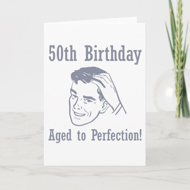 Carte Cadeaux Hilarious 50e anniversaire (Devant)