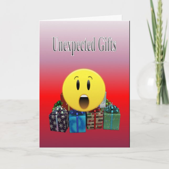 Carte Cadeaux inattendus (Devant)
