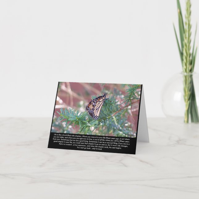 Carte Cadeaux inspirants Changements de durée de vie (Devant)