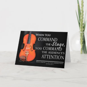 Carte Cadeaux Joueurs de violon - La musique est mon art