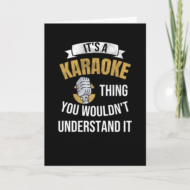 Carte Cadeaux Karaoke | Karaoke Looké Karaoke Nuit (Devant)