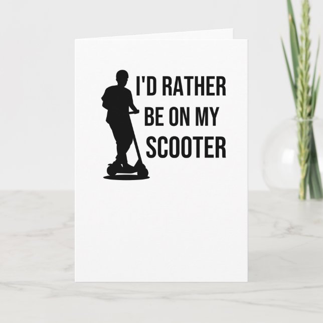 Carte Cadeaux Pour Scooter Riders | Stunt Scooter Rider (Devant)