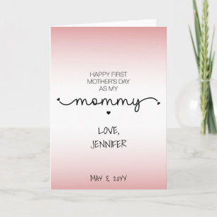 Carte Cadeaux souvenirs personnalisés pour la première f