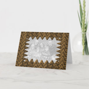 Carte Cadre abstrait en bronze de photo