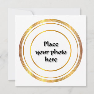 Carte Cadre arrondi personnalisable