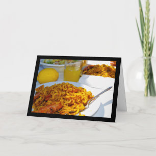 Carte Cadre de cuisine espagnole