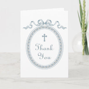 Carte Cadre grec à arc bleu poussiéreux religieux merci