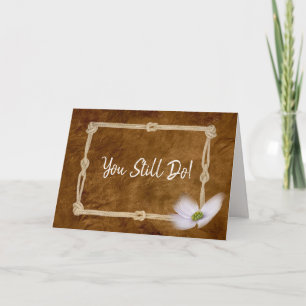 Carte Cadre photo en corde sur cuir