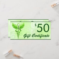 Caduceus Alternative Medicine $50 Bon cadeau