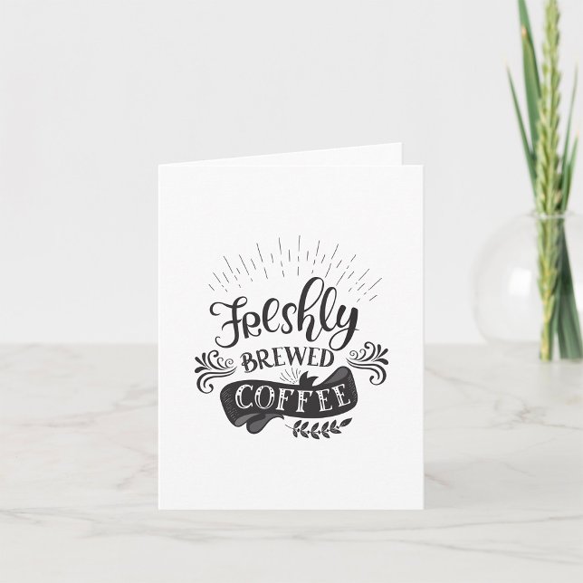 Carte Café fraîchement moulu (Créateur téléchargé)