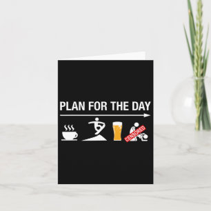 Carte Café Snowboard Bière Funny Snowboard Neige