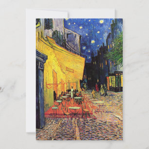 Carte Café Terrasse à Arles, en Nuit - van Gogh