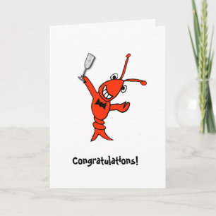 Carte Cajun Crawfish/homard Personnalisé