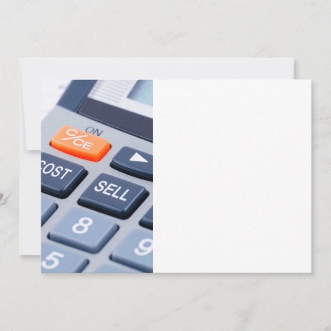 Carte Calculatrice (Devant)