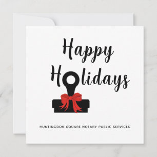 Carte Calendrier des fêtes joyeuses publiques nota