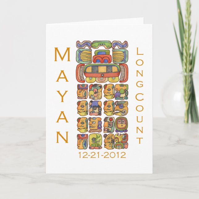 Carte Calendrier maya 12-21-2012 (Devant)