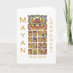 Carte Calendrier maya 12-21-2012