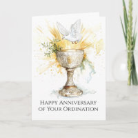 Calice de bénédictions pour l'anniversaire d'ordin