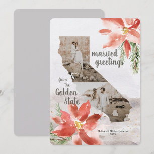 Carte California Golden State 1er Noël