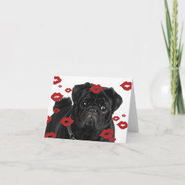 Carte Câlins de pug