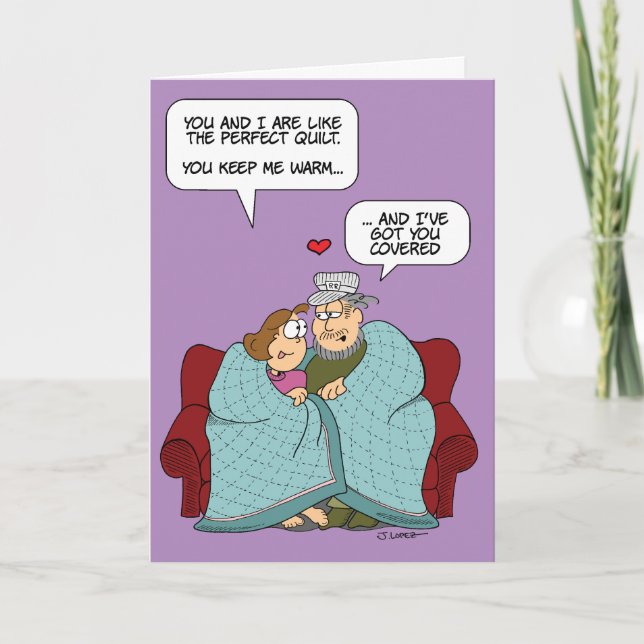 Carte Câlins sous une couverture - By the Yard® - Saint- (Devant)