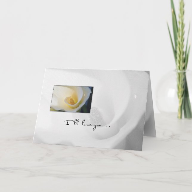 Carte Calla Lily Notre Anniversaire (Devant)