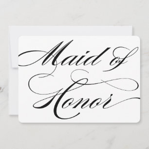 Carte Calligraphie lunaire Signal Mariage de la servan
