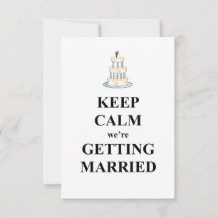 Carte Calme, on se marie