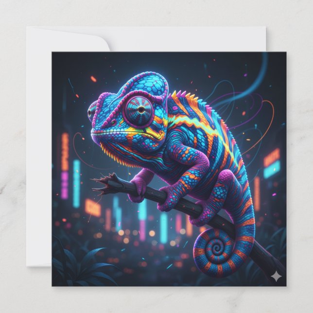 Carte Camälion Neonfarben (Devant)