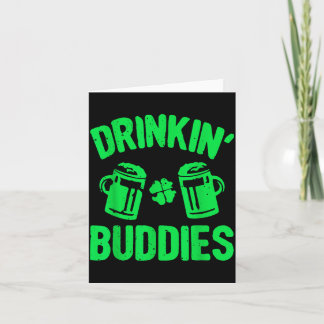 Carte Camarades de Boisson Fiers Irlandais Saint-Patrick