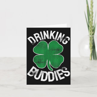 Carte Camarades de Boisson Saint-Patrick Irlandais Assor